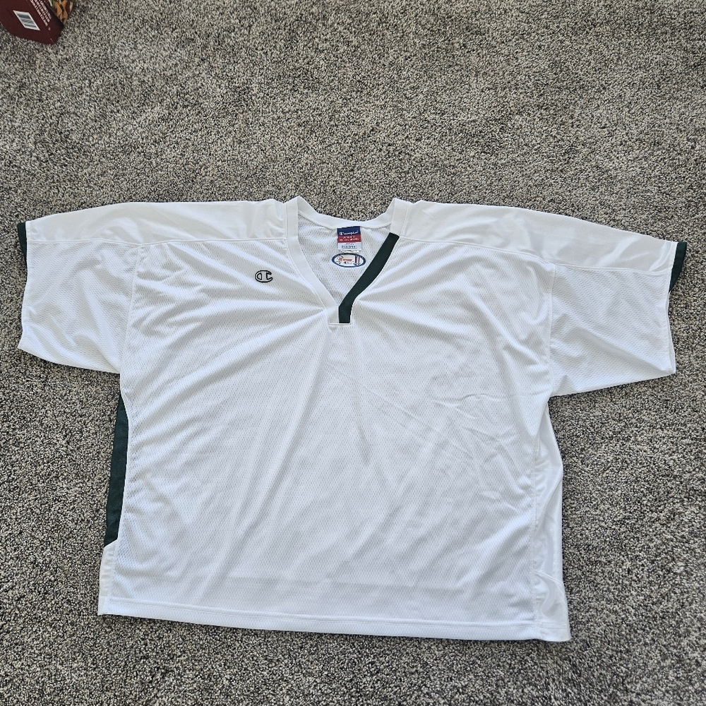 US Lacrosse By Champion Mens Jersey XXL NWOT White Black Athletic Sports